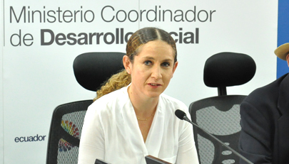 Ministra Cecilia Vaca Jones