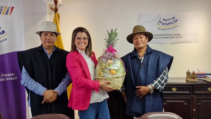 Secretaria Técnica de Ecuador Crece Sin Desnutrición Infantil, María José Pinto, es designada Madrina del Killa Raymi 2024